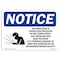 Signmission OSHA Sign, 10" H, Rigid Plastic, Accumulator Is Under High Pressure Sign With Symbol, Landscape OS-NS-P-1014-L-10039 - alternate 1